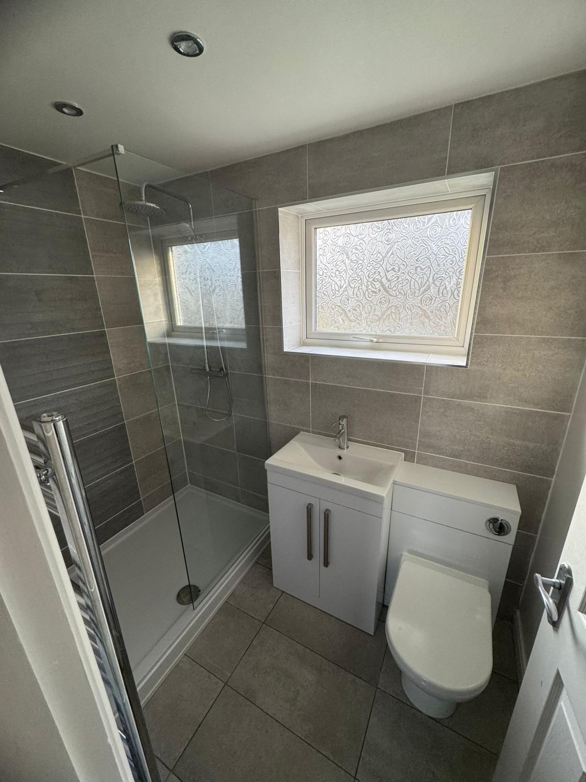 Sophisticated bathroom interior